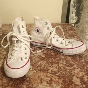 White High Top Converse